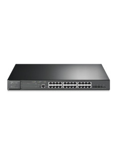 Tp-Link Omada Sg3428Xmp Łącza Sieciowe Zarządzany L2+ Gigabit Ethernet (10/100/1000) Obsługa Poe 1U Czarny 2