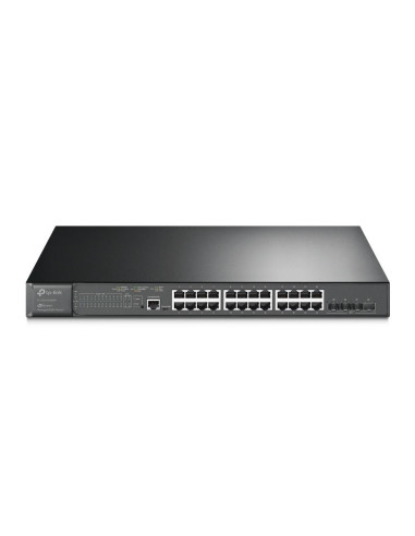 Tp-Link Omada Sg3428Xmp Łącza Sieciowe Zarządzany L2+ Gigabit Ethernet (10/100/1000) Obsługa Poe 1U Czarny