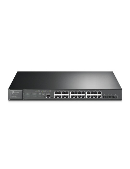 Tp-Link Omada Sg3428Xmp Łącza Sieciowe Zarządzany L2+ Gigabit Ethernet (10/100/1000) Obsługa Poe 1U Czarny