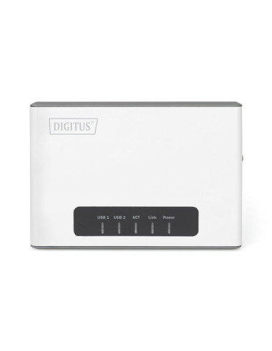 Digitus Serwer Sieciowy Wielofunkcyjny, Bezprzewodowy 2-Portowy, Usb 2.0, 300Mbps Dn-13024