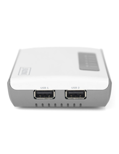 Digitus Serwer Sieciowy Wielofunkcyjny, Bezprzewodowy 2-Portowy, Usb 2.0, 300Mbps Dn-13024