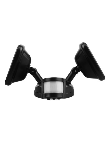 Maclean Ścienna Lampa Led, Z Czujnikiem Pir, 20W, 1500Lm, Ip65, Neutral White 4000K, Czarna Mce524 B
