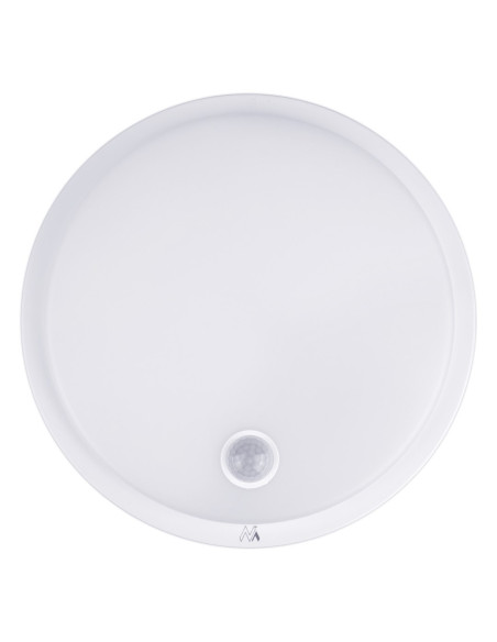 Maclean Lampa Led Z Czujnikiem Ruchu, Czujnik Pir, Kolor Biały, 10W, Ip65, 1000Lm, Barwa Neutralna Mce525 W