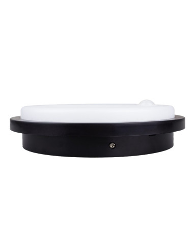 Maclean Lampa Led Z Czujnikiem Ruchu, Czujnik Pir, Kolor Czarny, 10W, Ip65, 1000Lm, Barwa Neutralna Mce525 B