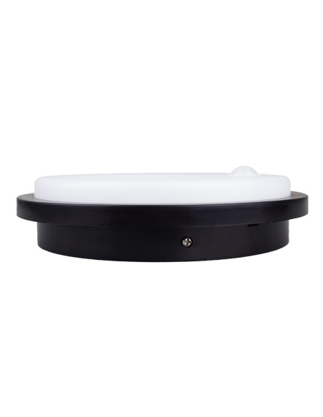 Maclean Lampa Led Z Czujnikiem Ruchu, Czujnik Pir, Kolor Czarny, 10W, Ip65, 1000Lm, Barwa Neutralna Mce525 B