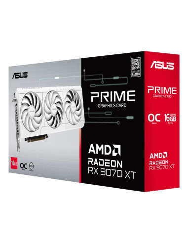 Karta Graf. Asus Prime Rx9070Xt O16G White