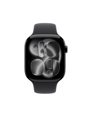 Zegarek Apple Watch Series 11 (2025) Gps 46Mm Jet Black Aluminiowa Koperta Z Paskiem Sportowym S/M