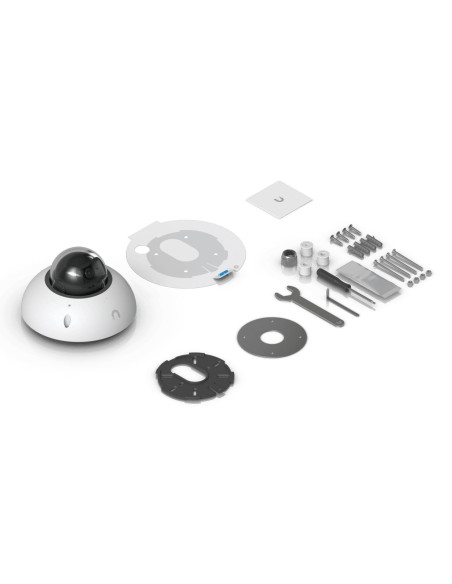 Kamera Ubiquti Unifi G6 Dome White (Uvc-G6-Dome-W) 8Mp 3840 X 2160 (16:9) Ip66 Ik10 9,25W