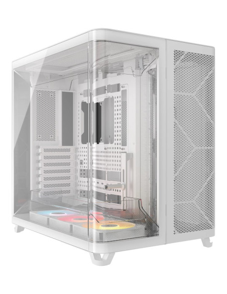 Corsair Air 5400 Rs-R Argb Pc-Case, Midi Tower, Szkło Hartowane, Rgb - Białe, 2X Wentylatory 120 Mm W Zestawie
