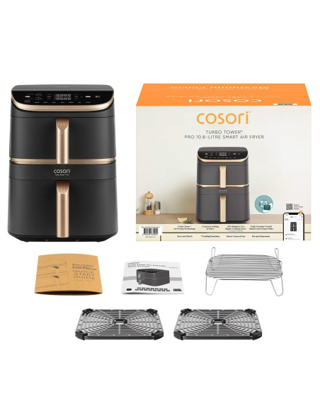 Frytownica 10,8L Cosori Airfryer Turbo Tower Pro Smart Caf-Dc123S-Deur