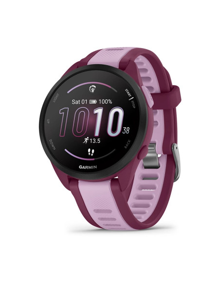 Zegarek Sportowy Garmin Forerunner 165 Music Amoled 43Mm Berry Lilac