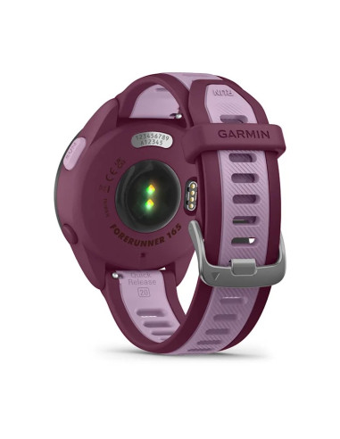 Zegarek Sportowy Garmin Forerunner 165 Music Amoled 43Mm Berry Lilac