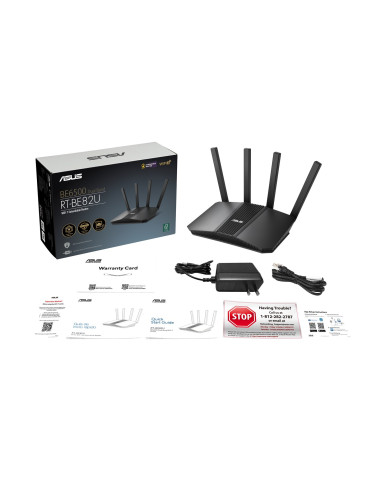 Router Wrl 6500Mbps/Dual Band Model Rt-Be82U Marki Asus