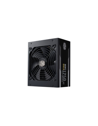 Chłodnica Master Mwe Gold 1250 V2 Atx 3.1, 1250 W, 100 - 240 V, 50/60 Hz, 15 - 7 A, Aktywna, 120 W