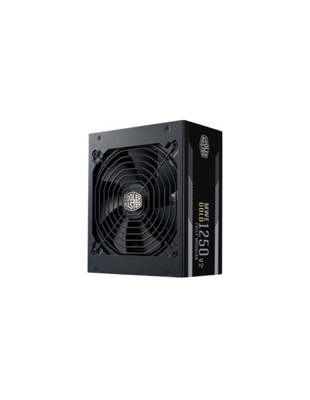 Chłodnica Master Mwe Gold 1250 V2 Atx 3.1, 1250 W, 100 - 240 V, 50/60 Hz, 15 - 7 A, Aktywna, 120 W
