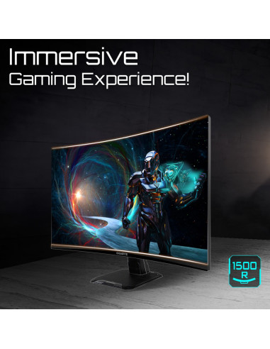 Monitor Gigabyte Led 27" Gs27Qca 2560X1440 Px Quad Hd 180Hz Czarny