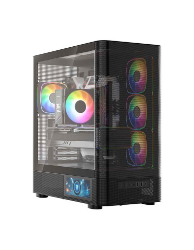 Modecom Obudowa Volcano Aq 400 Argb Midi Czarna