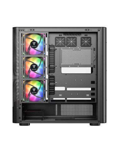 Modecom Obudowa Volcano Aq 400 Argb Midi Czarna