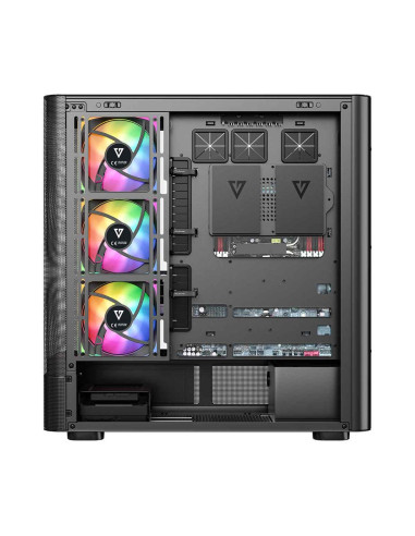 Modecom Obudowa Volcano Aq 400 Argb Midi Czarna