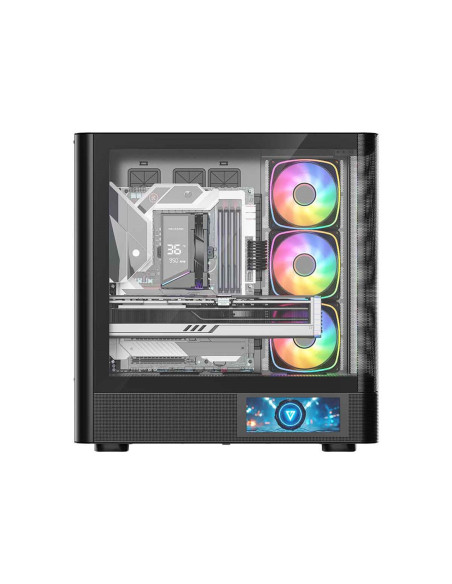 Modecom Obudowa Volcano Aq 400 Argb Midi Czarna