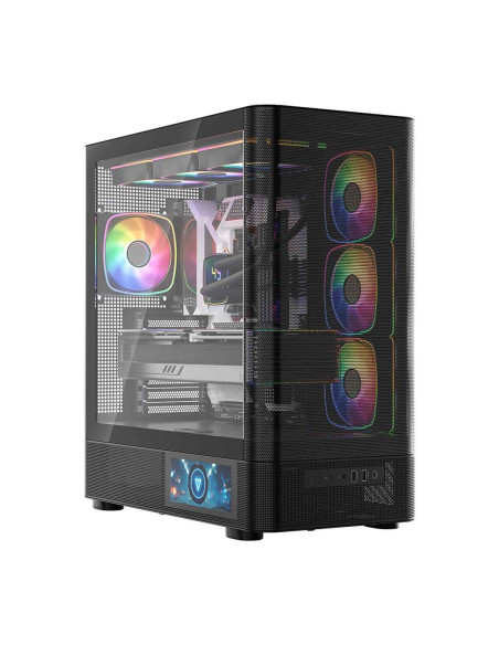 Modecom Obudowa Volcano Aq 400 Argb Midi Czarna