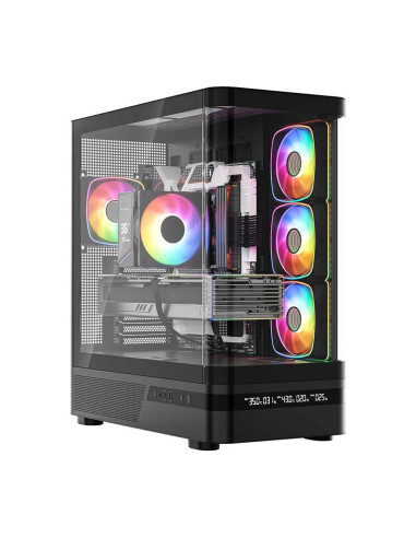 Modecom Obudowa Volcano Aq 200 Argb Midi Czarna