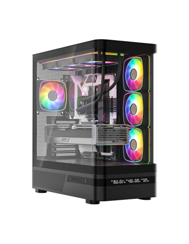Modecom Obudowa Volcano Aq 200 Argb Midi Czarna