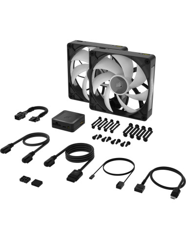 Zestaw Startowy Corsair Icue Link Rx140 Max Rgb - Wentylator Obudowy - 140Mm - (Zestaw 2 Szt.)