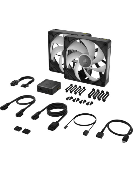 Zestaw Startowy Corsair Icue Link Rx140 Max Rgb - Wentylator Obudowy - 140Mm - (Zestaw 2 Szt.)