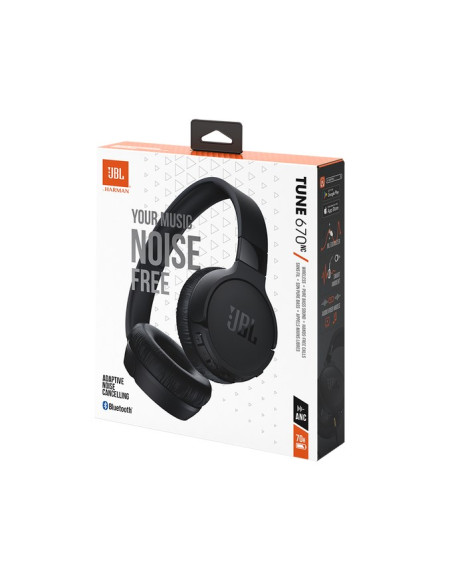 Jbl T670Nc Blk Słuchawki Bt Czarne Z Redukcją Szum