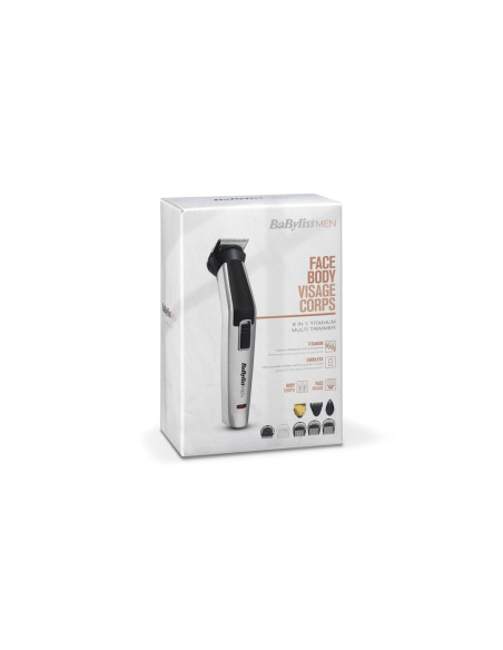 Babyliss 8-In-1 Titanium Srebrny, Czarny