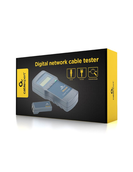 Gembird Cyfrowy Tester Kabli Sieciowych Rj45, Rj11, Utp, Stp