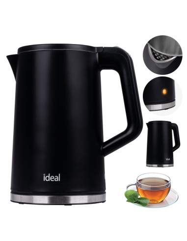 Ideal Czajnik 1,7 L,Stalowy Środek, Moc 1500 W, Cz