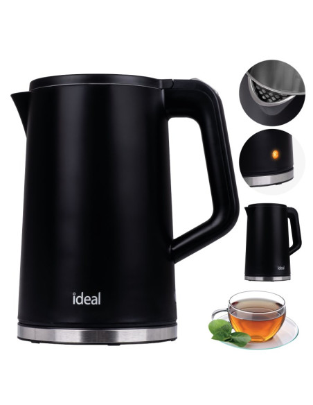 Ideal Czajnik 1,7 L,Stalowy Środek, Moc 1500 W, Cz