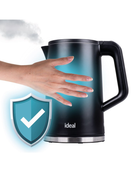 Ideal Czajnik 1,7 L,Stalowy Środek, Moc 1500 W, Cz