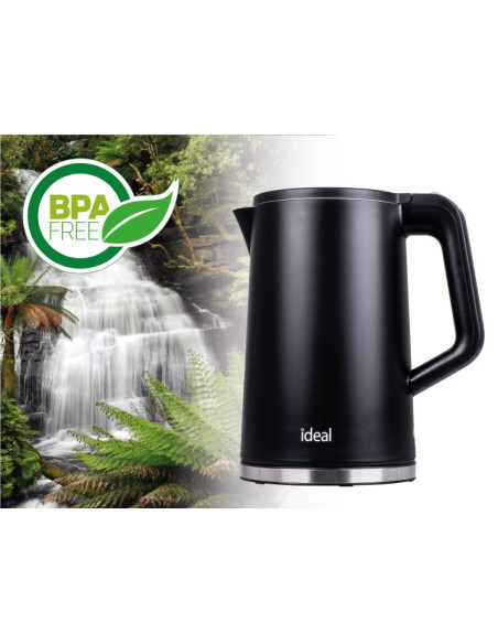 Ideal Czajnik 1,7 L,Stalowy Środek, Moc 1500 W, Cz