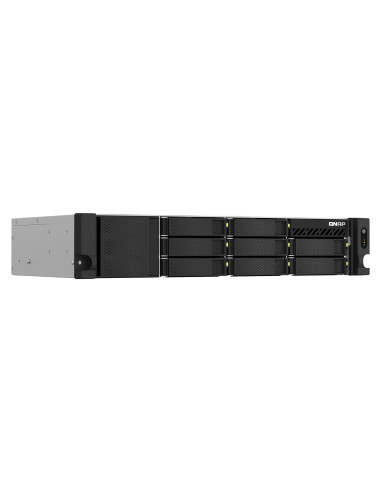 Qnap Ts-873Aeu-Rp-4G, 2U, 8 X 2.5"/3.5" Sata, Amd Ryzen V1500B 4C/8T, 4Gb Ddr4 Sodimm  (Max. 64Gb), 2 X 2.5Gbe, Optional 10Gbe, 