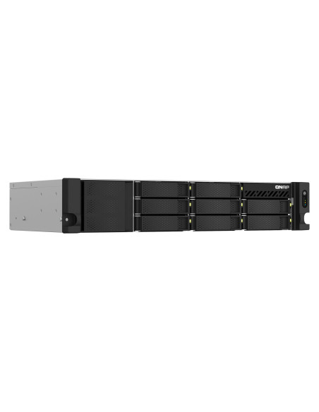 Qnap Ts-873Aeu-Rp-4G, 2U, 8 X 2.5"/3.5" Sata, Amd Ryzen V1500B 4C/8T, 4Gb Ddr4 Sodimm  (Max. 64Gb), 2 X 2.5Gbe, Optional 10Gbe, 