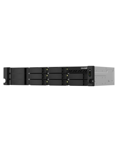 Qnap Ts-873Aeu-Rp-4G, 2U, 8 X 2.5"/3.5" Sata, Amd Ryzen V1500B 4C/8T, 4Gb Ddr4 Sodimm  (Max. 64Gb), 2 X 2.5Gbe, Optional 10Gbe, 