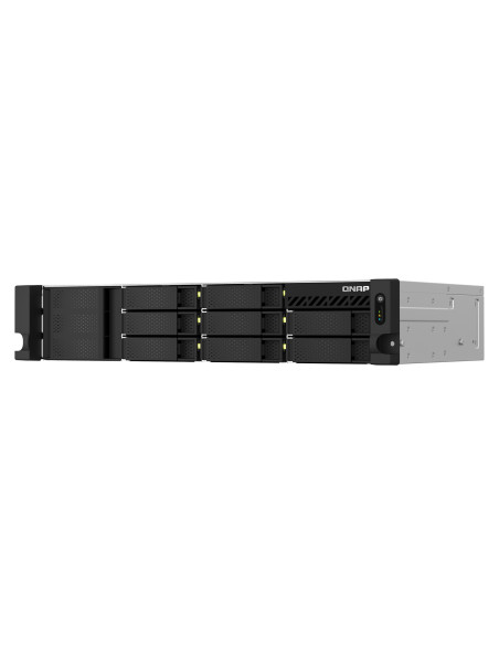 Qnap Ts-873Aeu-Rp-4G, 2U, 8 X 2.5"/3.5" Sata, Amd Ryzen V1500B 4C/8T, 4Gb Ddr4 Sodimm  (Max. 64Gb), 2 X 2.5Gbe, Optional 10Gbe, 