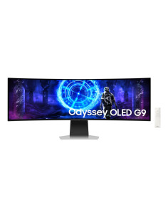 Samsung S49Dg950Su Monitor Komputerowy 124,5 Cm (49") 5120 X 1440 Px Dual Qhd Oled Srebrny