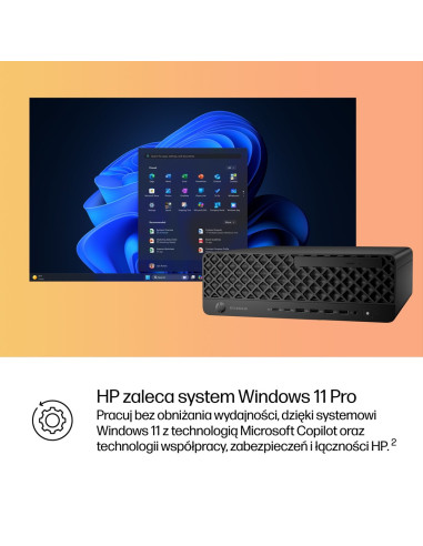 Hp Elitedesk 8 Sff G1I Ultra 7 265 16Gb Ddr5 5600 Ssd1Tb Arc W11Pro 3Y Onsite