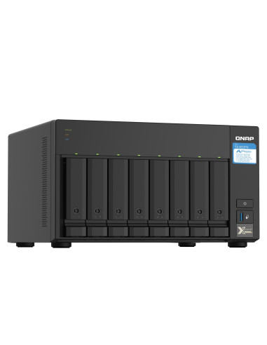 Qnap Ts-832Px-4G, Tower, 8 X 2.5"/3.5" Sata, Annapurna Labs Alpine Al324 1.7Gh, 4Gb Ddr4 Sodimm (Max. 16Gb), 2 X 10Gbe Sfp+, 2 X