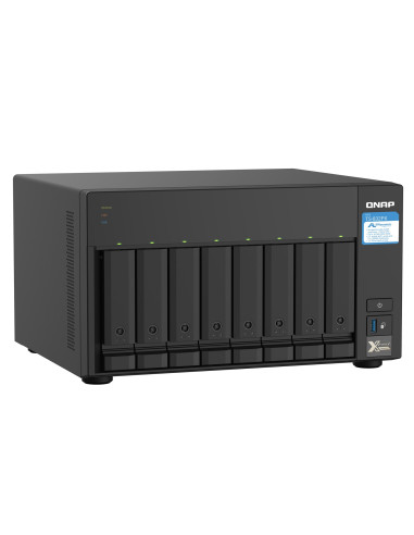 Qnap Ts-832Px-4G, Tower, 8 X 2.5"/3.5" Sata, Annapurna Labs Alpine Al324 1.7Gh, 4Gb Ddr4 Sodimm (Max. 16Gb), 2 X 10Gbe Sfp+, 2 X