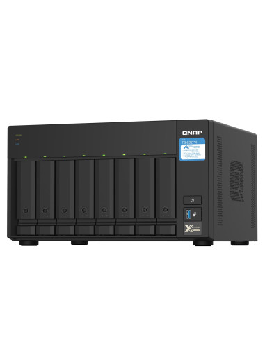 Qnap Ts-832Px-4G, Tower, 8 X 2.5"/3.5" Sata, Annapurna Labs Alpine Al324 1.7Gh, 4Gb Ddr4 Sodimm (Max. 16Gb), 2 X 10Gbe Sfp+, 2 X
