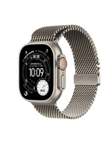 Zegarek Apple Watch Ultra 3 (2025) 5G 49Mm Koperta Z Naturalnego Tytanu Z Naturalną Tytanową Pętlą Milanese S - Naturalna