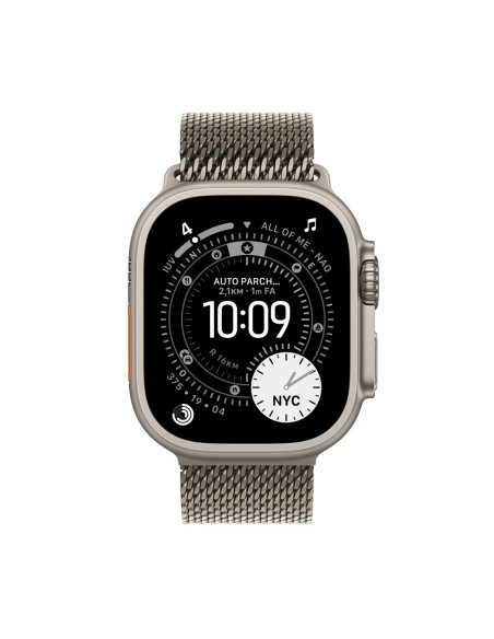 Zegarek Apple Watch Ultra 3 (2025) 5G 49Mm Koperta Z Naturalnego Tytanu Z Naturalną Tytanową Pętlą Milanese S - Naturalna