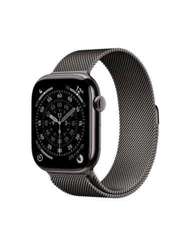 Apple Watch Series 11 Gps + Cellular 46Mm Koperta Z Tytanu W Kolorze Łupkowym I Pętelką W Kolorze Łupkowym - S/M