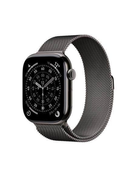 Apple Watch Series 11 Gps + Cellular 46Mm Koperta Z Tytanu W Kolorze Łupkowym I Pętelką W Kolorze Łupkowym - S/M