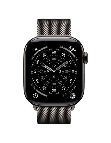 Apple Watch Series 11 Gps + Cellular 46Mm Koperta Z Tytanu W Kolorze Łupkowym I Pętelką W Kolorze Łupkowym - S/M